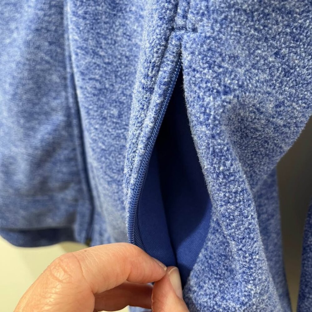 Duluth Performance Fleece Outdoor Warm Soft Blue Full Zip Up Jacket [Size M] - Picture 6 of 10